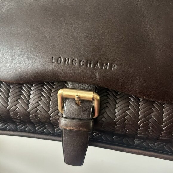 Longchamp Women’s Brown Leather Shoulder Bag - Picture 3 of 13